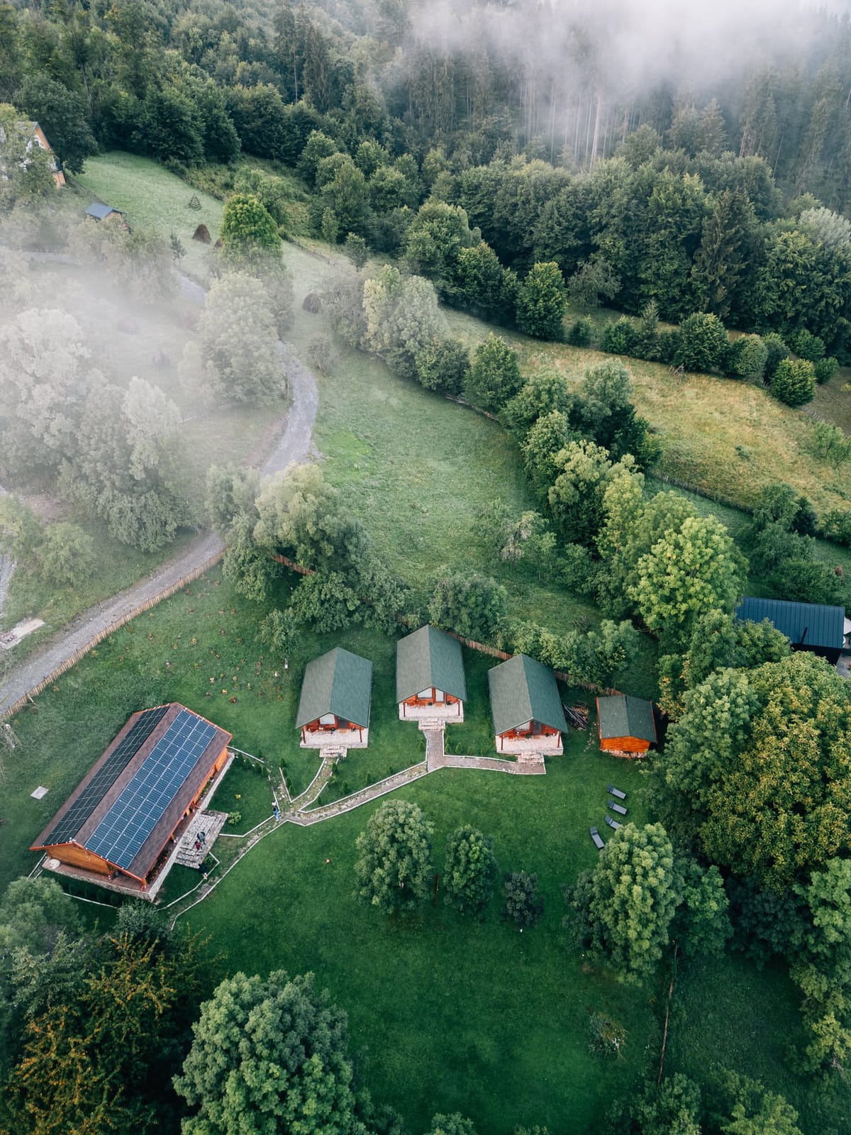 Complexul și Valea Doftanei, vedere aeriană